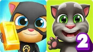 My Talking Tom 2 VS Talking Tom Gold Run | New Update | Cartoons For Kids