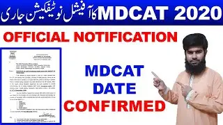 MDCAT 2020 Official Notification Confirmed Date MDCAT 2020 latest news Etea 2020 Nums 2020