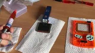 Essai Mod frontlit "LOCA" Gameboy Color #2 - FAIL !