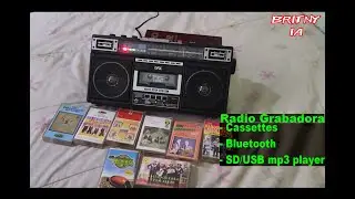 Radio Grabadora QFX para Cassettes con Bluetooth y SD/USB MP3 Player