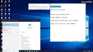 How to change Adapter settings WINDOWS 10 TUTORIAL