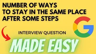 Number of Ways to Stay in the Same Place After Some Steps - Leetcode 1269 - Python