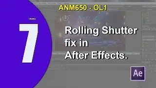 Rolling shutter fix in After Effects