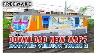DOWNLOAD NEW MODIFIED WAP7 LIVERY FOR TRAINZ SIMULATOR ANDROID BY HLW-K TEAM.