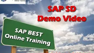 SAP SD ONLINE TRAINING | SD TRAINING VIDEOS | SD TUTORIALS | SD LIVE EMO