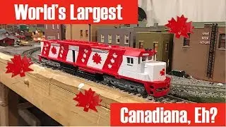 I built the Worlds Largest Canadiana Locomotive, Eh?