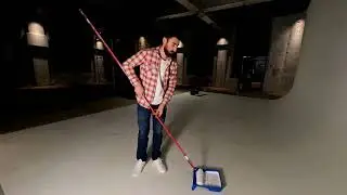 Как красить циклораму