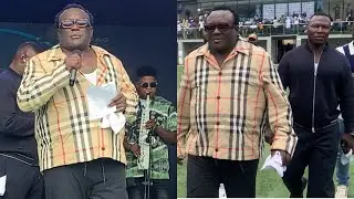 ARRIVAL OF SAHEED OSUPA AT ONIKAN STADIUM &how he perform live on stage