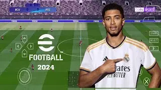 EFOOTBALL PES 2023 PPSSPP Android Update Transfers Kits 2024 Now Faces Camera PS5 Graphics HD