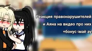 Реакция правонарушителей из Яндере Симулятор на Аяна #рекомендации #gacha #yanderesimulator #реакция