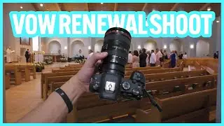 A Wedding Vow Renewal Photo Shoot. Photographer Vlog.