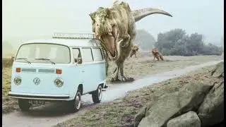 How to make a dinosaur photo manipulation effect