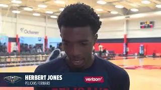 Herbert Jones on returning home, getting into a rhythm | Pelicans Shootaround 11/12/22