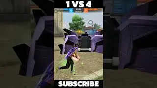 1vs4 Clutch🔥 OneShots On Another Level😱 #shortsfeed #shorts #trending #viral
