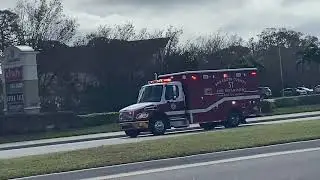 Sarasota County rescue 31 responding.