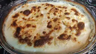 Картошка в молоке и сливках в духовке  рецепт