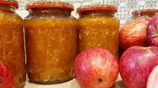 🍎🍏Варенье из Яблок на ТЕРКЕ. Лучшее Яблочное варенье на зиму. Отличная начинка для пирожков