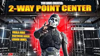 NEW 6’8 “2-WAY POINT CENTER” Is A MONSTER🔥🔥🔥 NBA 2K24 BEST BUILD!