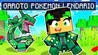 JOGANDO COMO UM GAROTO POKEMON LENDARIO no Minecraft