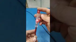 The secret function of a regular indicator screwdriver! 