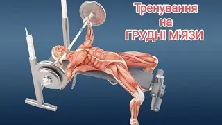 ТРЕНУВАННЯ НА ГРУДНІ М'ЯЗИ/ Програма тренувань на грудь.