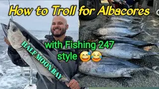 How to troll for Albacore  in Half Moon Bay: An Epic day of fishing.