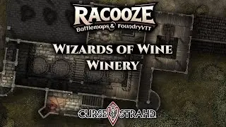 Wizard of Wines Winery - Curse of Strahd - Dungeondraft Timelapse