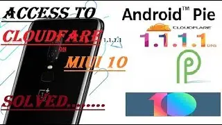 How to Access Private DNS on MIUI 10  with Android pie 9.0