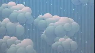looped clouds at night background