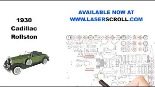 1930 CADILLAC ROLLSTON CNC ROUTER PATTERN,TEMPLATE