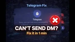 Can't Send Messages on Telegram? Try This