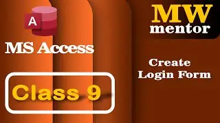 Create a User-Friendly Login Form in MS Access with Macros in Urdu Class 9