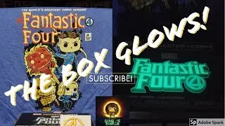 Marvel Collector Corps Fantastic 4 Funko Pop Box Unboxing!