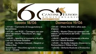 Le Cantine Europa hanno celebrato il 60° anniversario, 1962-2022