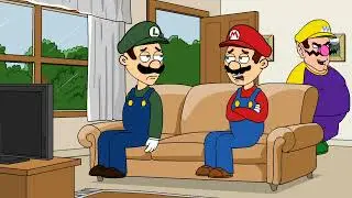 Ghetto Wario introduces Waluigi / Beats up Mario and Luigi