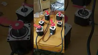 Arduino UNO, ATD 5833, TMC 2208 drivers, NEMA 17 and NEMA 23 stepper motors  #cnc #arduino#NEMA17