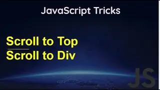 Scroll to Top smooth using Vanilla JavaScript
