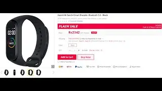 Xiaomi Mi Band 4 Smart Bracelet  Bluetooth 5.0 - Black Unboxing & Review