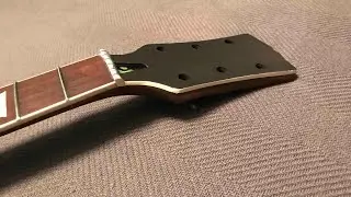 DIY Les Paul kit Part 2, veneering and painting the headstock