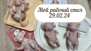 Мой рабочий стол/силиконовая кукла реборн/