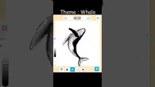 Theme : Whale #roblox #art #drawing #painting #illustration #gaming #shorts
