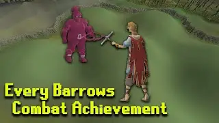 How To Do EVERY Barrows Combat Achievement