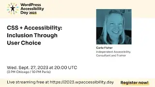 CSS + Accessibility: Inclusion Through User Choice