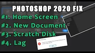Adobe Photoshop Error Fixed 2020