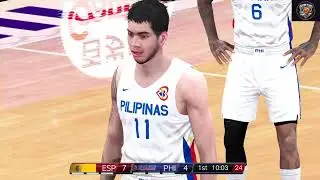 GILAS PILIPINAS vs SPAIN | SEPTEMBER 7, 2026 | NBA2K24 FIBA MOD Simulation Only