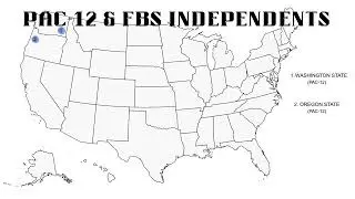 PAC-12 Conference & FBS Independents (2025)