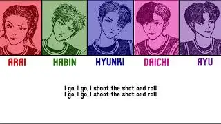 [OC] 'Dunk Shot' - Endzone (Color Coded Lyrics) orig. NCT Wish