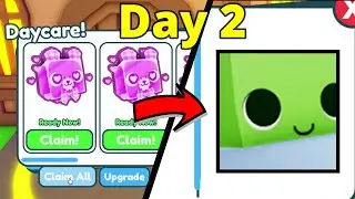 DAY 2 ► Waiting for Huge Meebo in a Spaceship | Pet Simulator X Roblox
