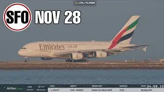 KSFO LIVE |  NOV 28, 2025 | SAN FRANCISCO INT AIRPORT  LIVE STREAM WEBCAM IRL