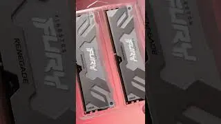 7200MT/s on the Kingston Fury Renegade - White build coming! 